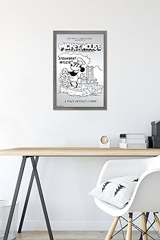 Disney - 【美品】激レア ちとせ 学習机 ディズニー ミッキー スタンド ポスター Disney - ディズニー ミッキーマウス ポスター4枚セット①の